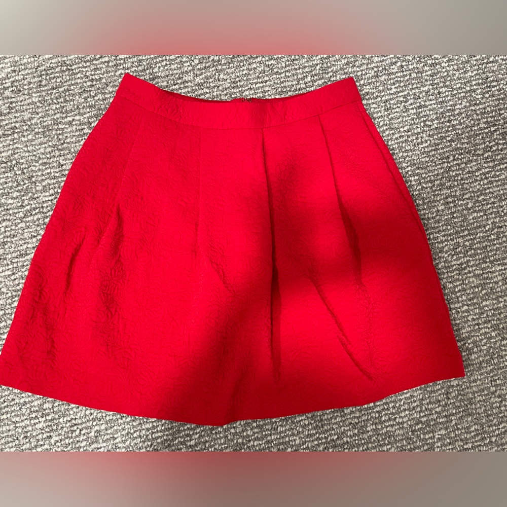 Ann Taylor Vibrant Red Skirt